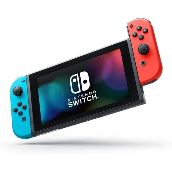 NINTENDO Switch 2017 32 GB blå och röd - Begagnad - Utmärkt skick