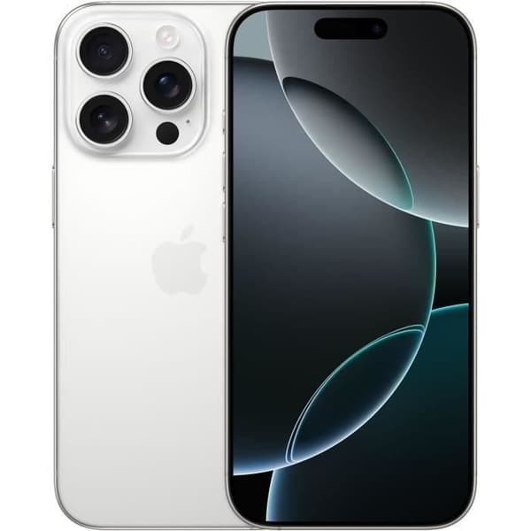 APPLE iPhone 16 Pro 512GB White Titanium (2024) - Begagnad - Mycket bra skick