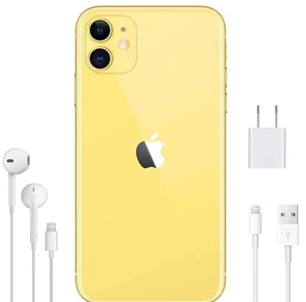APPLE iPhone 11 128 GB Gul - Begagnad - Utmärkt skick