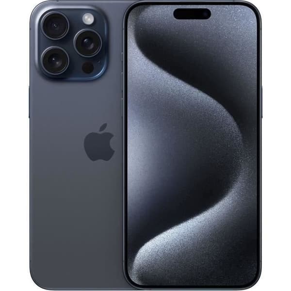APPLE iPhone 15 Pro Max 1TB Blå Titan (2023) - Begagnad - Skick: Acceptabelt