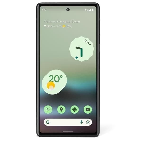 GOOGLE Pixel 6a Chalk - 128 GB (2022) - Begagnad - Utmärkt skick
