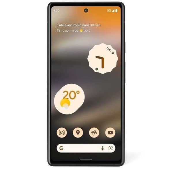 GOOGLE Pixel 6a Charcoal - 128 GB (2022) - Begagnad - Utmärkt skick