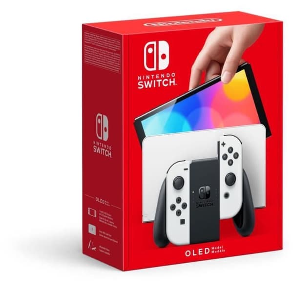 NINTENDO Switch OLED 64 GB vit - Begagnad - Utmärkt skick