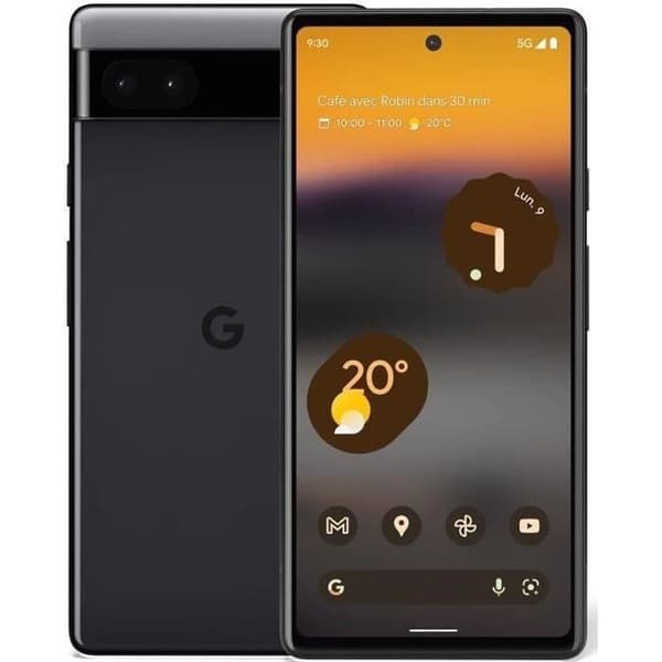 GOOGLE Pixel 6a Charcoal - 128 GB (2022) - Begagnad - Bra skick