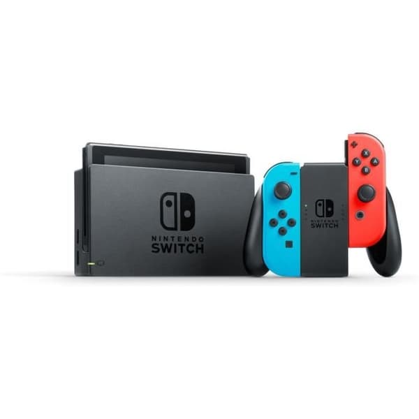 NINTENDO Switch 2017 32 GB blå och röd - Begagnad - Utmärkt skick