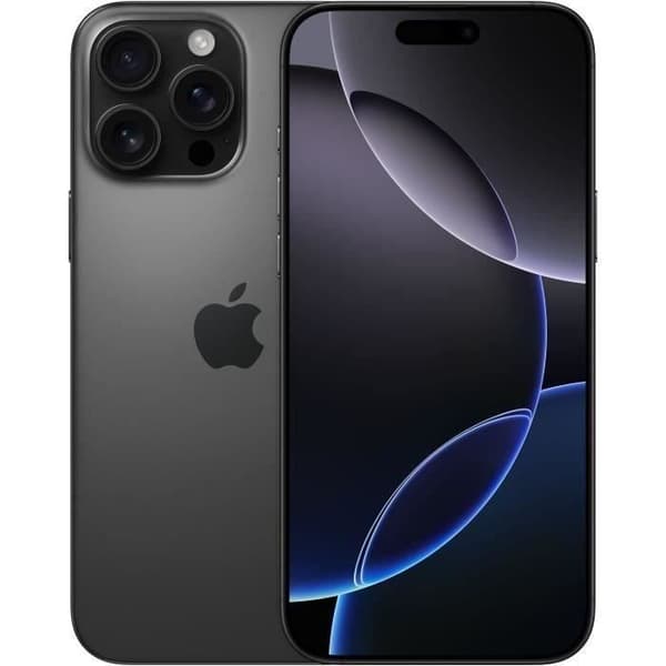 APPLE iPhone 16 Pro Max 256GB Svart Titan (2024) - Begagnad - Skick: Acceptabel