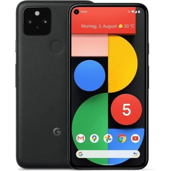 GOOGLE Pixel 5 128 GB Svart - Begagnad - Utmärkt skick