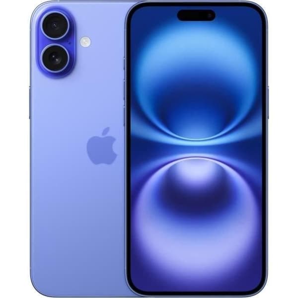 APPLE iPhone 16 128GB Ultramarine (2024) - Reconditonerad - Skick: Acceptabel
