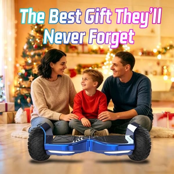 RCB Hoverboard 8,5 tum dubbelmotor APP vuxen barn – cool present – blå