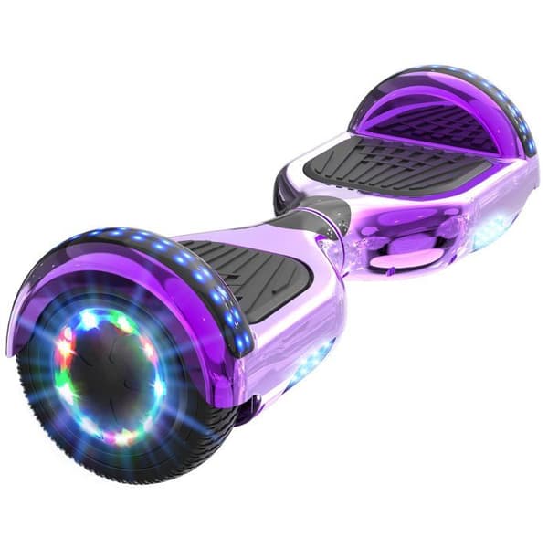 RCB Hoverboard 6,5 tuumaa – Bluetooth ja LED – täydellinen lahja lapsille – violetti