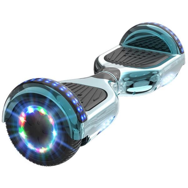 RCB Hoverboard 6,5 tommer – Bluetooth og LED – ideel gave til børn – cyan