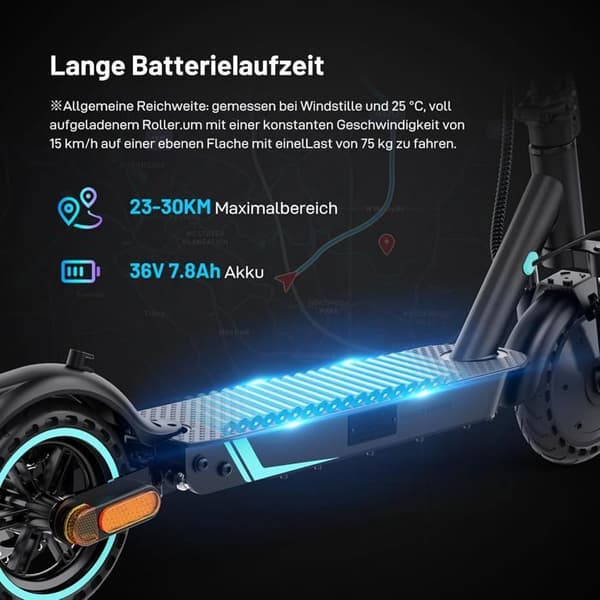 RCB EV85F Elscooter 400W 36V 7,8Ah Räckvidd 23–30 km