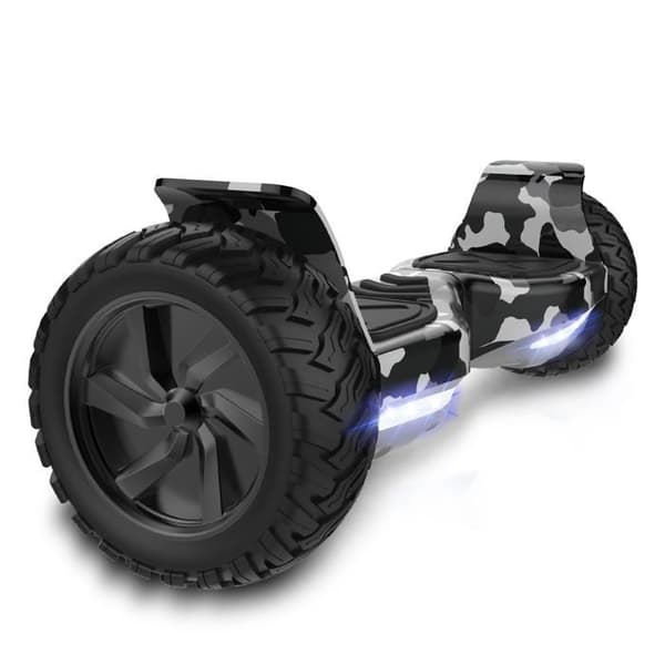 RCB Hoverboard 8,5 tum dubbelmotor APP vuxen barn – cool present – armégrön