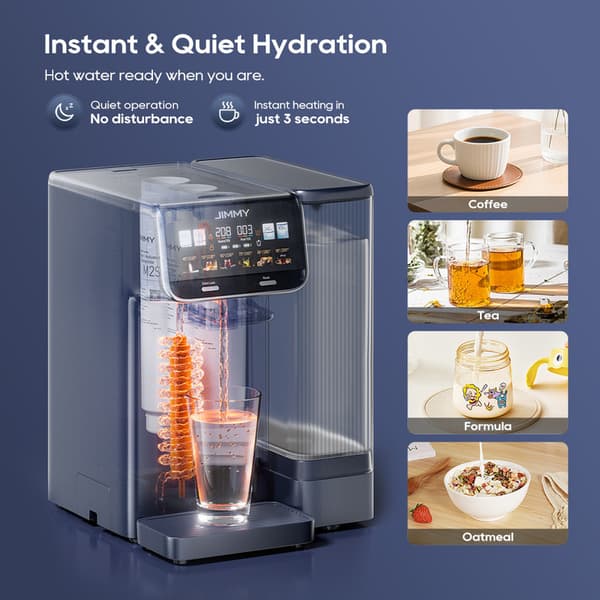 Vattenrenare JIMMY Matrix M9 Pro – modulärt RO-system, 3 sekunders varmvatten, 7 temperaturer