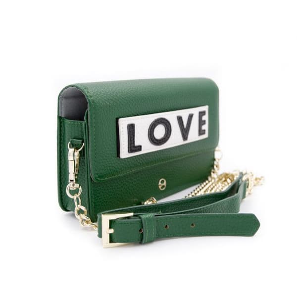 Olive Black Love Iphoria axelväska - Olive Black Love