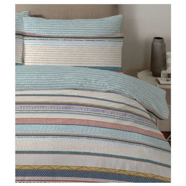 Sängkläder "Scandi Stripe" alla storlekar 100% Bomull / 57 Trådar/cm² - 200x200