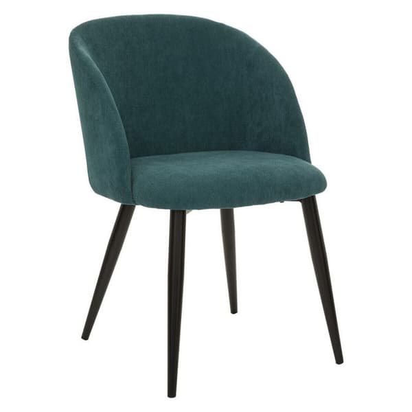 Fåtölj i ekimitation "Céleste" i ribbad sammet Atmosphéra - Jade - Jade -