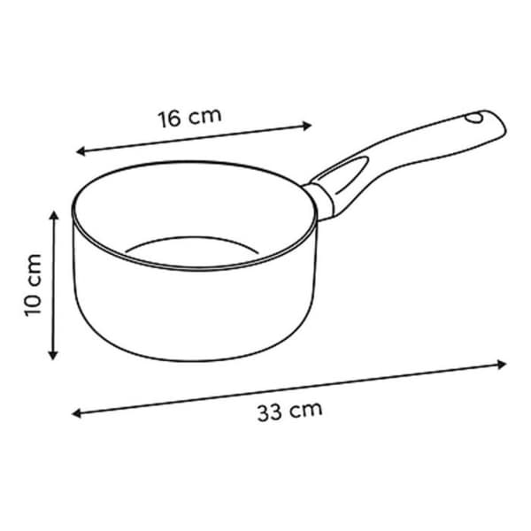 Gratängform induktion "Néo" aluminium diameter 16 cm - -