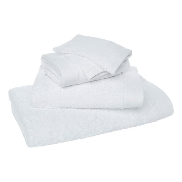 Handduk "Soft" 50 x 100 cm 100% Kammad Bomull / 600 gr/m² - Soft Vit