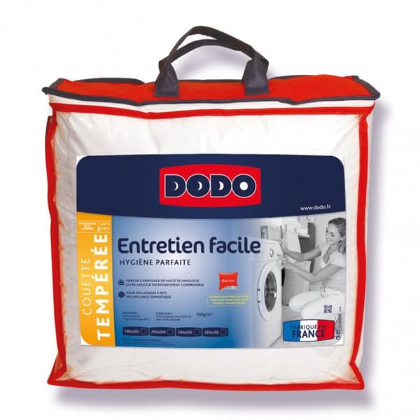 Couette Hygiène lättskött 100% Polyester Fiber THERMOLITE® 90° Dodo - 220x240