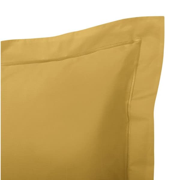 Kuddfodral i kammad percale bomull "Julian" alla storlekar Ren bomull - 65x65 - Julian Mango