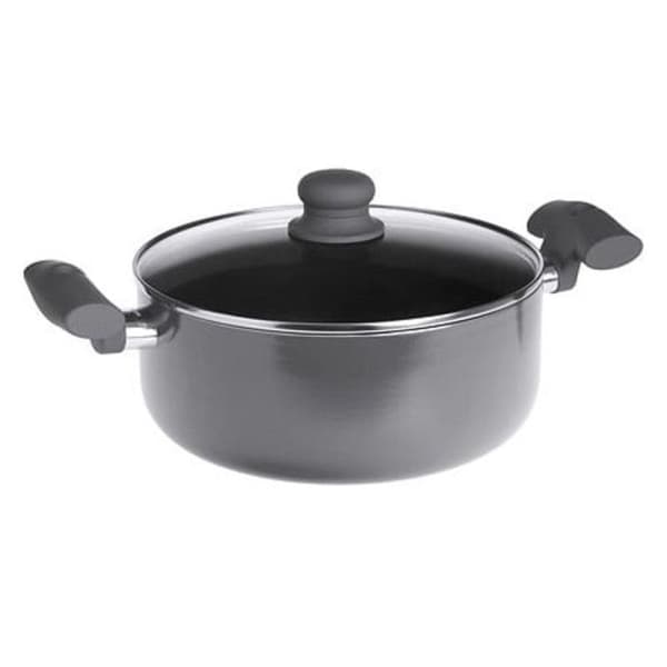 Induktionsgrytan med lock "Néo" aluminium diameter 28 cm - -