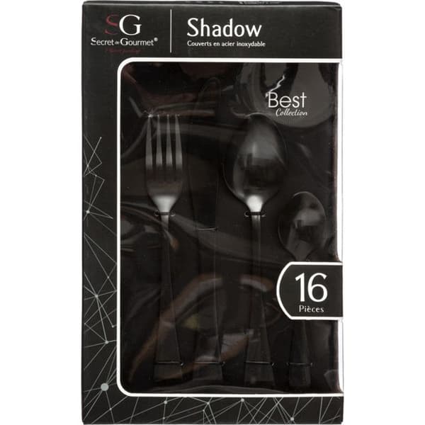 Hushållsset 16 delar "Shadow" Secret de gourmet - -