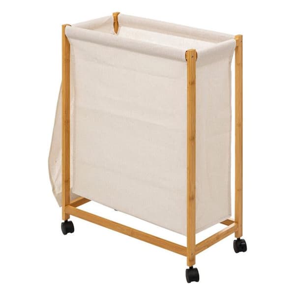 “Bam” tvättkorg 52 liter bambu Atmosphéra