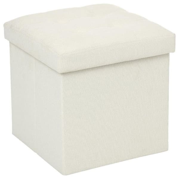 Fällbar förvaringspuff "Lysandre" Atmosphera - Beige -
