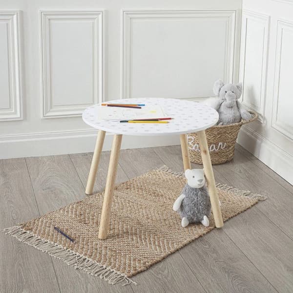 Barnbord "Douceur" Atmosphera - 140x190 - Vit