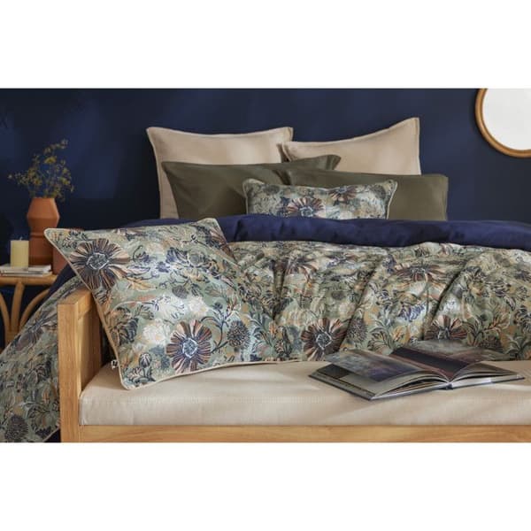 Avtagbar kudde 40 x 60 cm "Isaline" Tryckt sammet l'Effet Papillon
