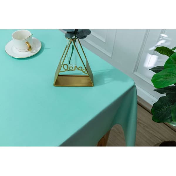 Duk med fläckavvisande behandling Mint rektangulär 145 x 240 cm - Grön -