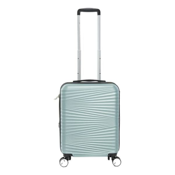 Set med 2 utvidgade hårda resväskor + 30% mer volym + necessär - Lys Paris 323/3 - Mint - Mint -