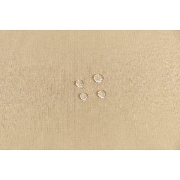 Rund antistain duk beige 160 cm - Beige -