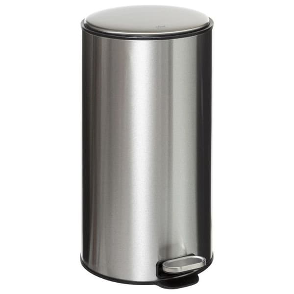 Metallavfallskorg "Delta" 30 liter Atmosphéra - Ljusgrå - Ljusgrå -