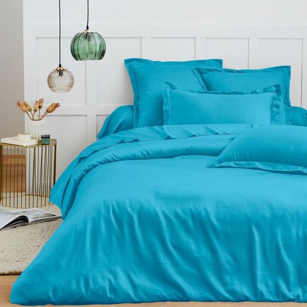 Kuddeöverdrag "Prémium" alla storlekar - 63x63 - Prémium Cyan