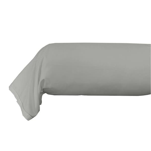 Kuddfodral i percale av kammad bomull "Julian" 100% Bomull - 45x185 - Julian Ardoise
