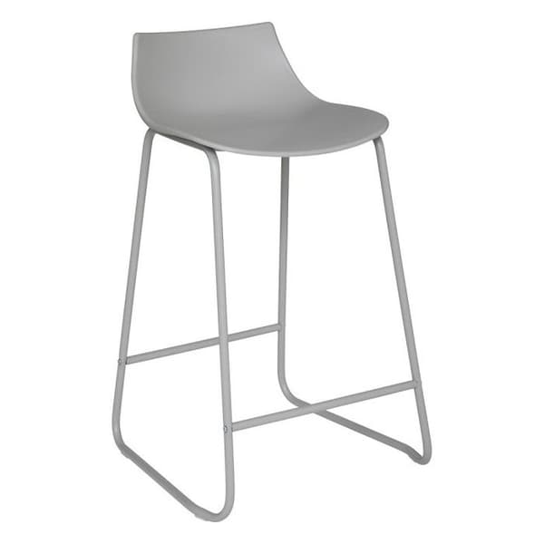 Set med 2 barstolar Design "Otac" Atmosphera - Grå - Grå -