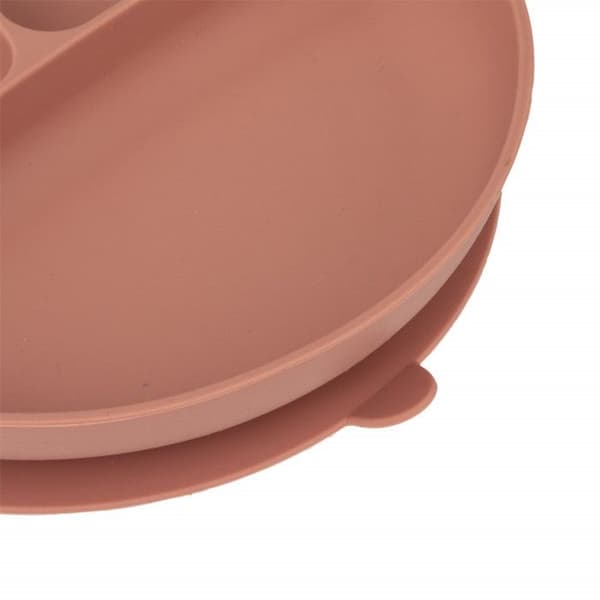 4-delat silikon måltidsset "Terracotta" för spädbarn Atmosphera