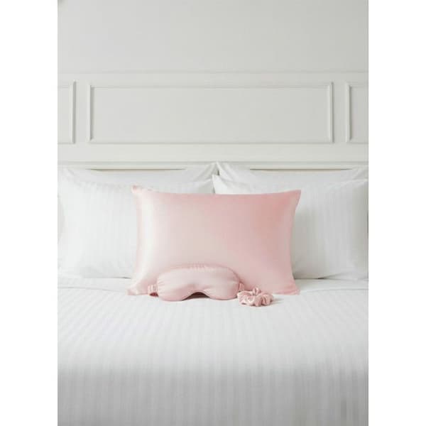 Silkes Chouchou "Silk" Ren bomull - Rosa