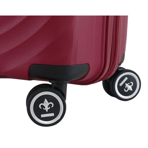3-pack av utsträckbara hårda resväskor Trolley Polykarbonat - LYS Paris 2401/3 - Röd