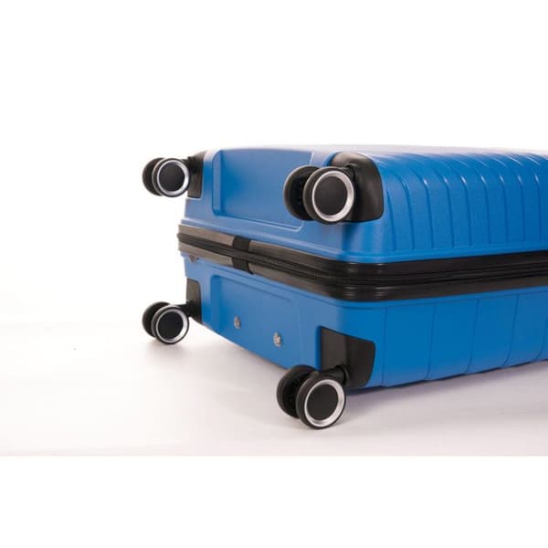 Set om 3 resväskor i polypropylen "Travel Light" - LYS Paris 2500/3 - Blå