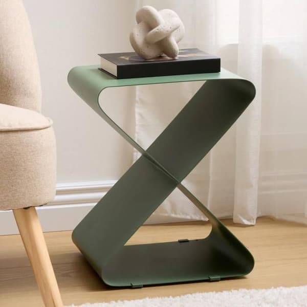 Cafébord Elder höjd 45,5cm metall Atmosphera - Mörkgrön