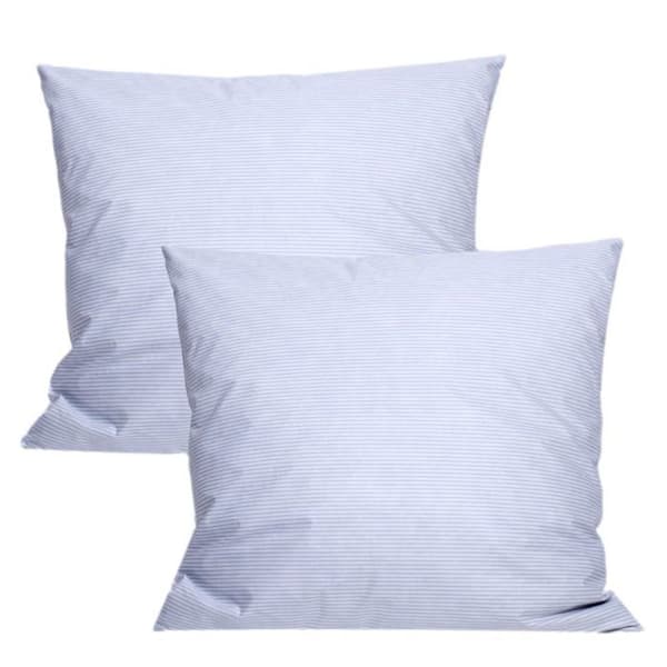Set med 2 fjäderkuddar 60 x 60 cm "DODO" - Vit -