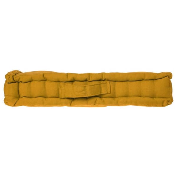Golvkudde 40 x 40 x 8 cm Atmosphéra - Ockra - Ockra -