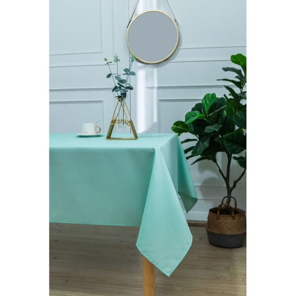 Duk med fläckavvisande behandling Mint rektangulär 145 x 240 cm - Grön -