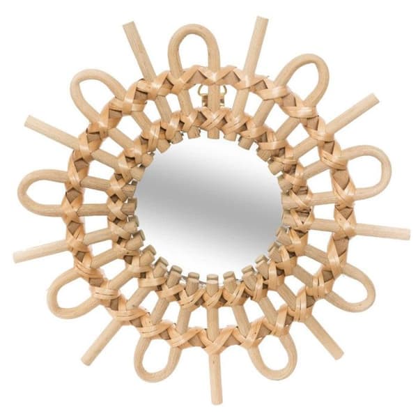 Set med 3 rotting Soleil speglar Diameter 28 cm Atmosphera