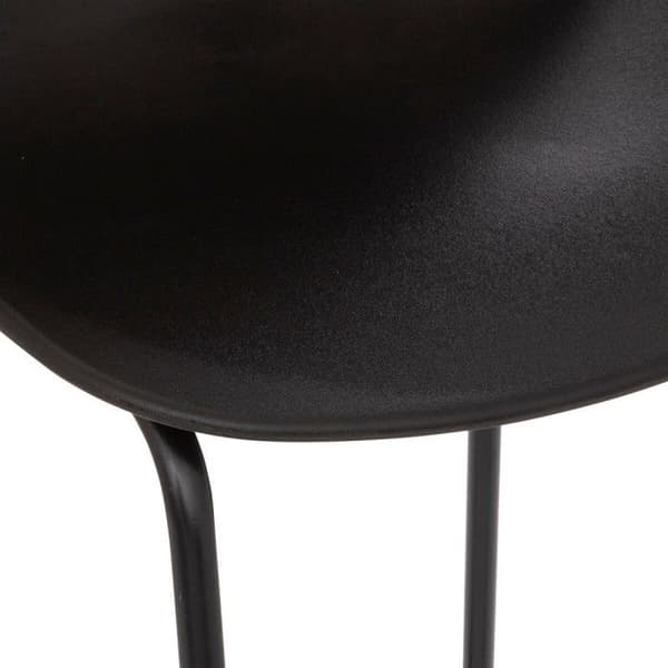 Set med 2 barstolar Design "Otac" Atmosphera - Svart - Svart -