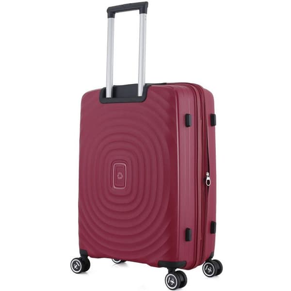 3-pack av utsträckbara hårda resväskor Trolley Polykarbonat - LYS Paris 2401/3 - Röd