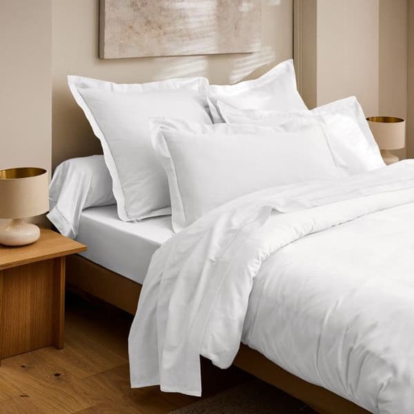 Kuddfodral "Prestige" 100% Satin av kammad bomull 120 trådar /cm² Ren bomull
